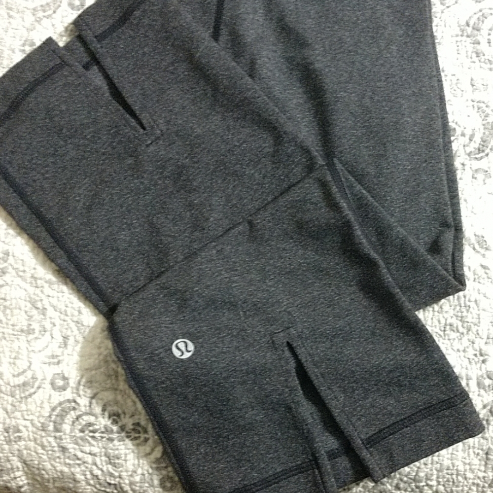Lululemon legging capris - Grey/Black - Picture 2 of 3